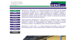 Desktop Screenshot of heko.sk