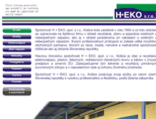 Tablet Screenshot of heko.sk